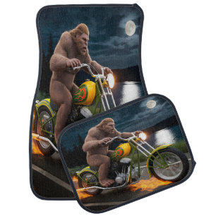 Bigfoot’s Flame-Lit Forest Cruise Car Floor Mat
