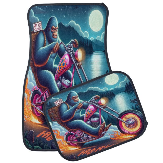 Bigfoot’s Night of Fire Car Floor Mat (Set)