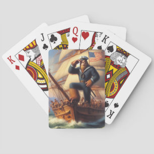 Bigfoot Sailor Poker Cards