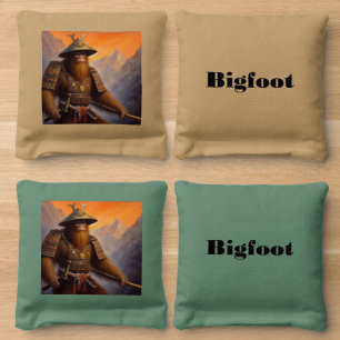 Bigfoot Samurai Cornhole Bags