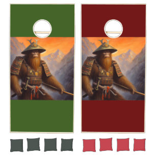 Bigfoot Samurai Cornhole Set