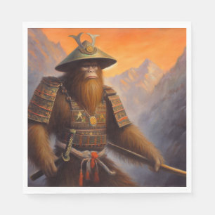 Bigfoot Samurai Napkins