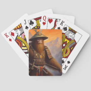 Bigfoot Samurai Poker Cards