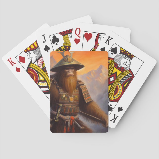 Bigfoot Samurai Poker Cards (Back)