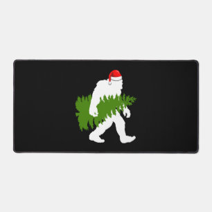 BigFoot Santa Claus Fun Christmas Gifts Desk Mat