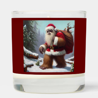 Bigfoot Santa Claus Scented Candle