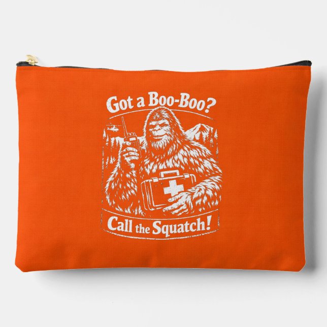 Bigfoot Sasquatch Accessory Pouch (Front)