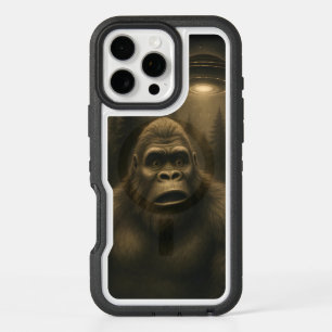 Bigfoot Sasquatch Alien UFO Funny iPhone 16 Pro Max Case