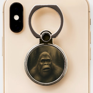 Bigfoot Sasquatch Alien UFO Funny Phone Ring Stand