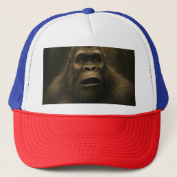Bigfoot Sasquatch Alien UFO Funny Trucker Hat