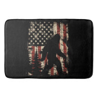 Bigfoot Sasquatch America Flag Patriotic Men Women