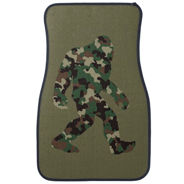 Bigfoot Sasquatch Camo   Car Floor Mat (Front)
