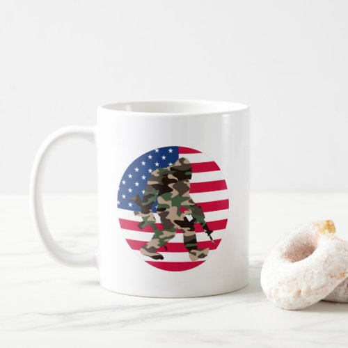 Bigfoot Sasquatch Camo  Coffee Mug