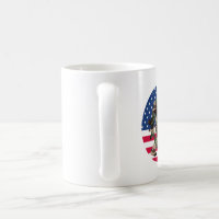 Bigfoot Camo USA Flag Mug Sasquatch Camouflage Coffee Mugs 