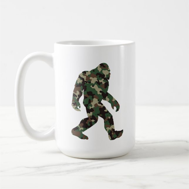 Bigfoot Sasquatch Camo     Coffee Mug (Left)