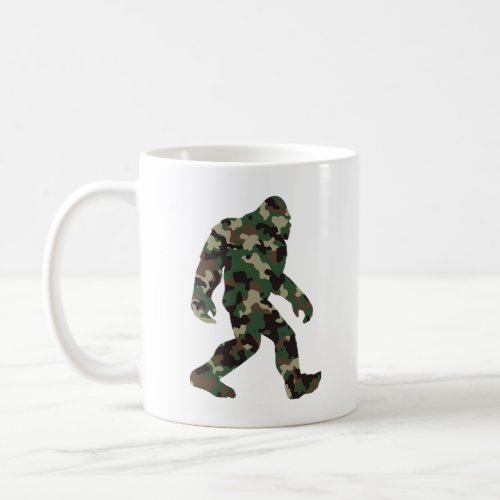 Bigfoot Sasquatch Camo    Coffee Mug