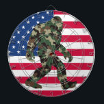 Bigfoot Sasquatch Camo     Dart Board<br><div class="desc">Bigfoot Sasquatch</div>