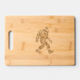 Bigfoot Sasquatch Camo Engraved Cutting Board