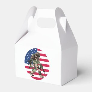 Bigfoot Sasquatch Camo   Favor Boxes