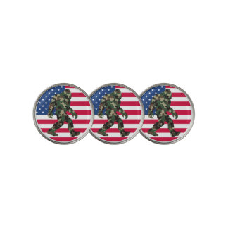 Bigfoot Sasquatch Camo     Golf Ball Marker