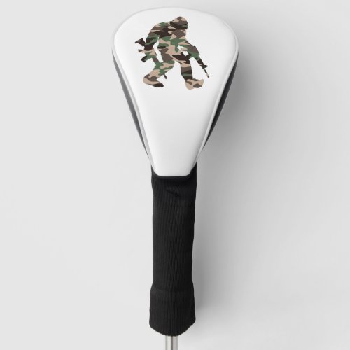 Bigfoot Sasquatch Camo   Golf Head Cover