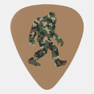 Bigfoot Sasquatch Camo    Guitar Pick