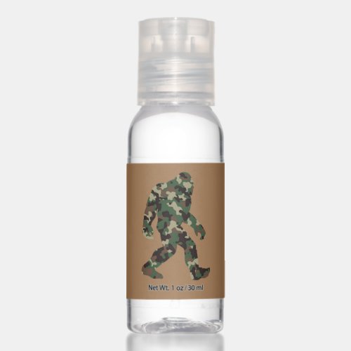 Bigfoot Sasquatch Camo Hand Sanitizer