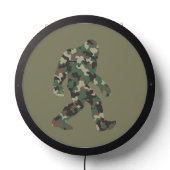 Bigfoot Sasquatch Camo LED Sign (Lights Off)