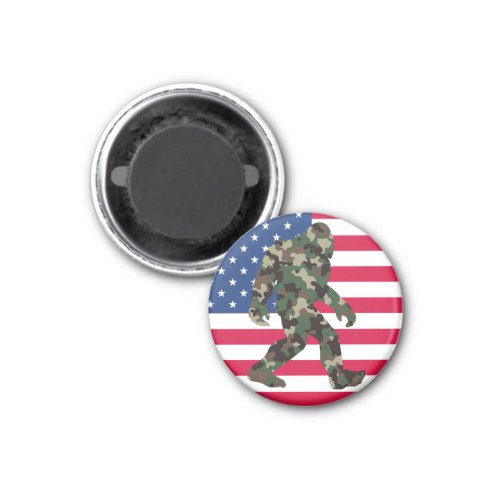 Bigfoot Sasquatch Camo     Magnet