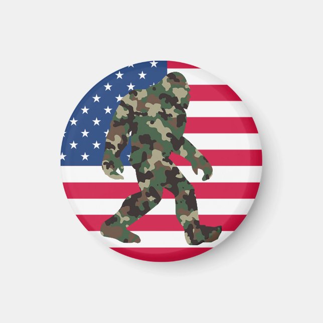 Bigfoot Sasquatch Camo     Magnet (Front)