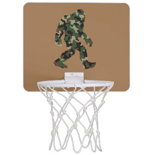 Bigfoot Sasquatch Camo Mini Basketball Hoop