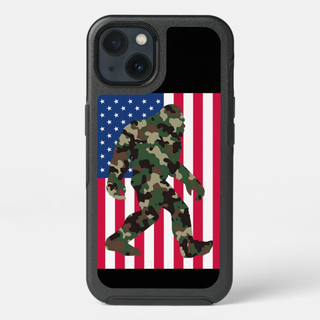 Bigfoot Sasquatch Camo  Otterbox iPhone Case (Back)