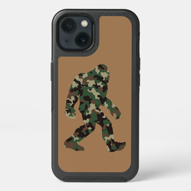 Bigfoot Sasquatch Camo Otterbox iPhone Case (Back)
