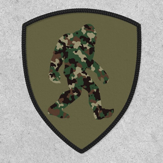 Bigfoot Sasquatch Camo      Patch (Front)