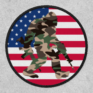 Bigfoot Sasquatch Camo   Patch