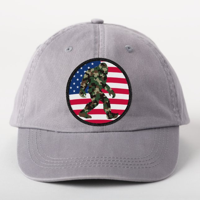 Bigfoot Sasquatch Camo     Patch (On Headwear)