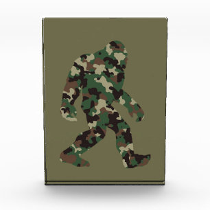 Bigfoot Sasquatch Camo Photo Block