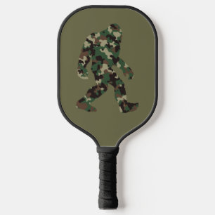 Bigfoot Sasquatch Camo Pickleball Paddle