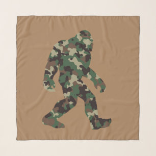 Bigfoot Sasquatch Camo Scarf