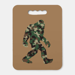 Bigfoot Sasquatch Camo Seat Cushion