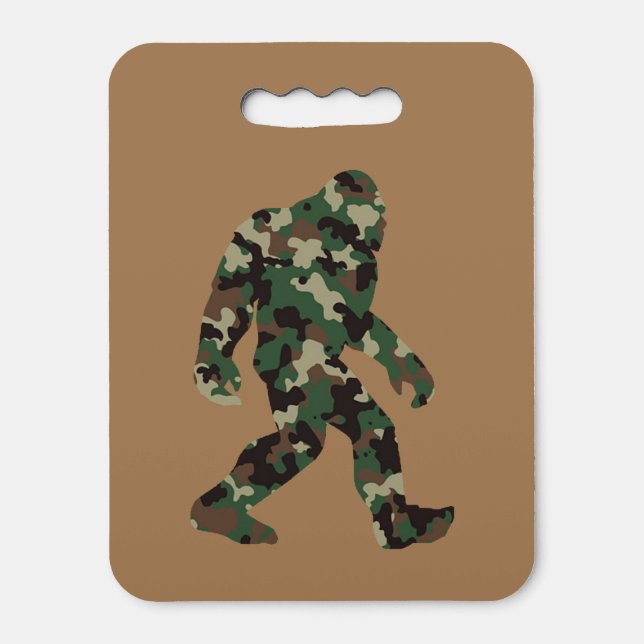 Bigfoot Sasquatch Camo    Seat Cushion (Front Vertical)