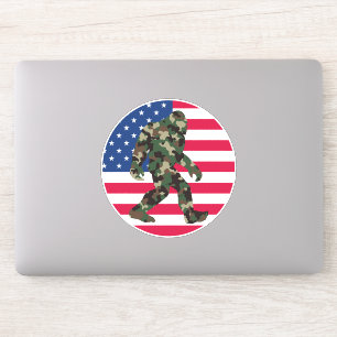 Bigfoot Sasquatch Camo Sticker