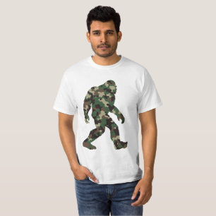 Bigfoot Sasquatch Camo T-Shirt