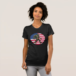 Bigfoot Sasquatch Camo T-Shirt