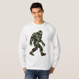 Bigfoot Sasquatch Camo T-Shirt