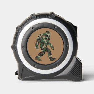 Bigfoot Sasquatch Camo Tape Measure
