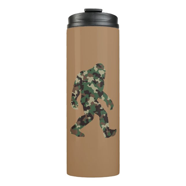 Bigfoot Sasquatch Camo    Thermal Tumbler (Front)