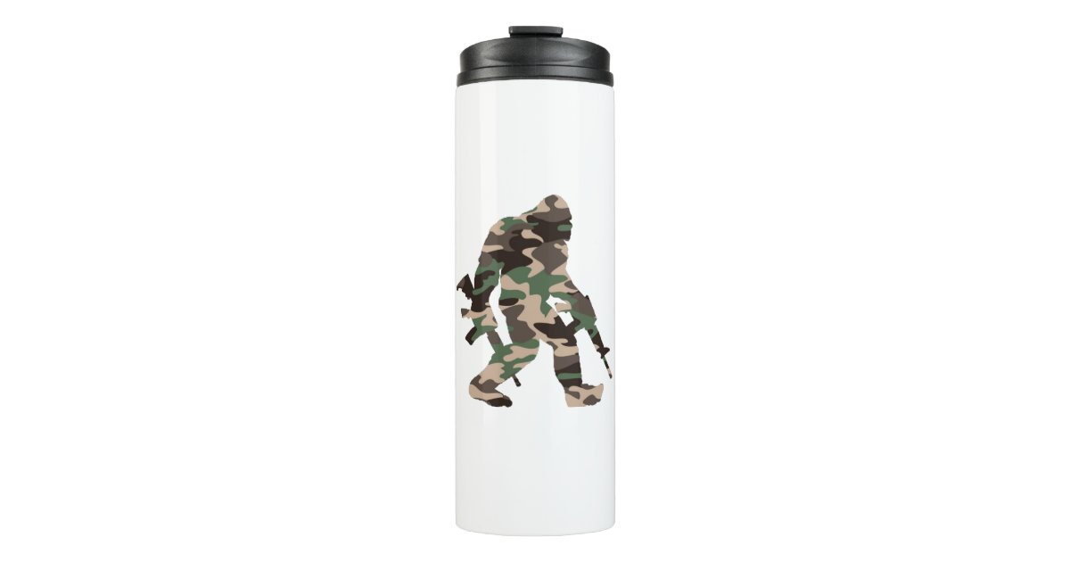 Navy Blue Camouflage Camo Pattern Insulated Tumbler with Lid