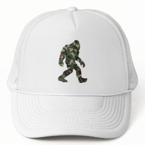 Bigfoot Sasquatch Camo     Trucker Hat