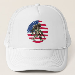 Bigfoot Sasquatch Camo  Trucker Hat